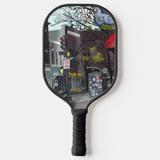 Activiteiten in de omgeving van Downtown Madison,  Pickleball Paddle (Achterkant)