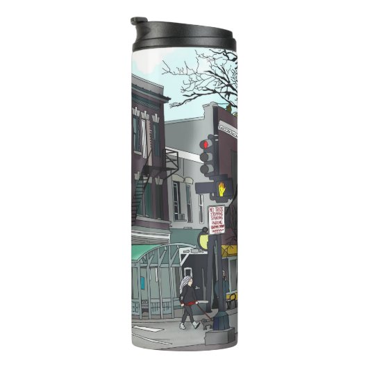 Activiteiten in de omgeving van Downtown Madison,  Thermosbeker (Geroteerd rechts)