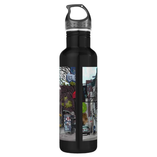 Activiteiten in de omgeving van Downtown Madison,  Waterfles (Achterkant)