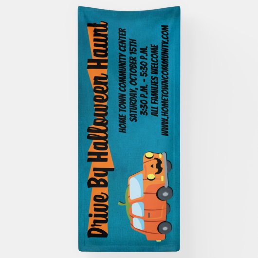 Activiteiten in de omgeving van Drive by Halloween Spandoek (Verticaal)