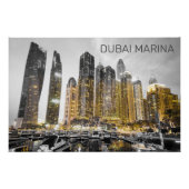 Activiteiten in de omgeving van Dubai Marina City  Perfect Poster (Voorkant)