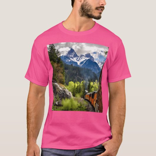 Activiteiten in de omgeving van Durango Silverton T-shirt (Voorkant)