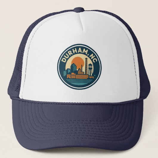 Activiteiten in de omgeving van Durham, NC Retro S Trucker Pet (Voorkant)