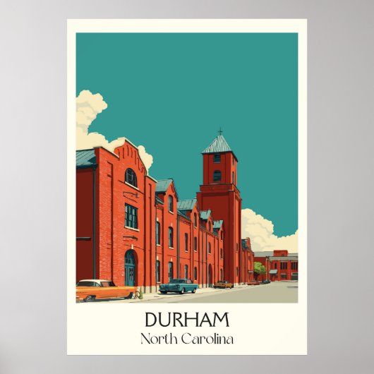 Activiteiten in de omgeving van Durham North Carol Poster (Voorkant)
