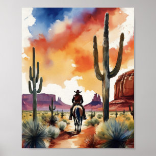 Activiteiten in de omgeving van Dusk Cowboy Wester Poster