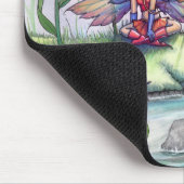 Activiteiten in de omgeving van Dusk Fairy Dragonf Muismat (Hoek)