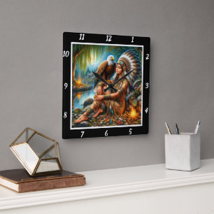 Activiteiten in de omgeving van Eagle's Gaze River Vierkante Klok