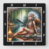 Activiteiten in de omgeving van Eagle's Perch Will Vierkante Klok (Voorkant)