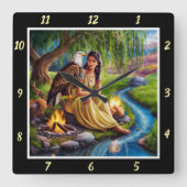 Activiteiten in de omgeving van Eagle's Tracks Wil Vierkante Klok (Voorkant)