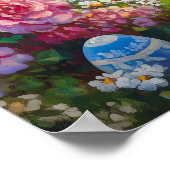 Activiteiten in de omgeving van Easter Bunny Flowe Poster (Hoek)