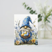 Activiteiten in de omgeving van Easter Gnome Holid Feestdagenkaart (Staand voorkant)