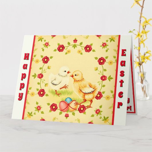 Activiteiten in de omgeving van Easter  Little Chi Kaart (Gele Bloem)