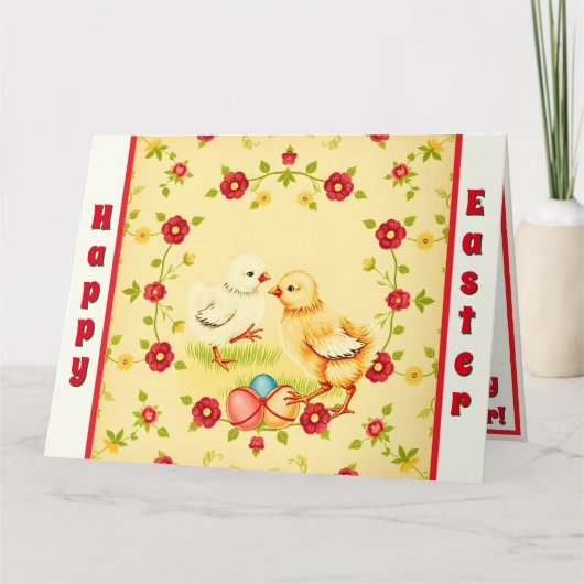 Activiteiten in de omgeving van Easter  Little Chi Kaart (Voorkant)