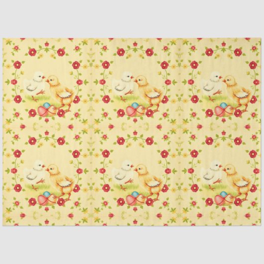 Activiteiten in de omgeving van Easter  Little Chi Tissuepapier (Voorkant)