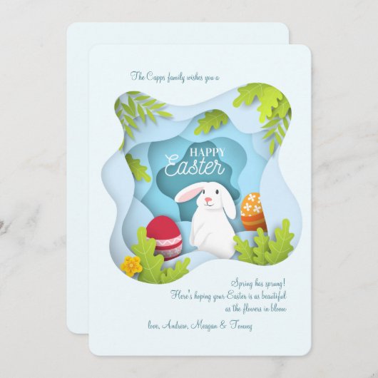 Activiteiten in de omgeving van Easter Shadow Box Kaart (Voorkant / Achterkant)