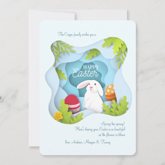 Activiteiten in de omgeving van Easter Shadow Box Kaart (Voorkant)