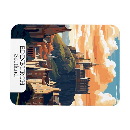 Activiteiten in de omgeving van Edinburgh, Scotlan Magneet (Horizontaal)