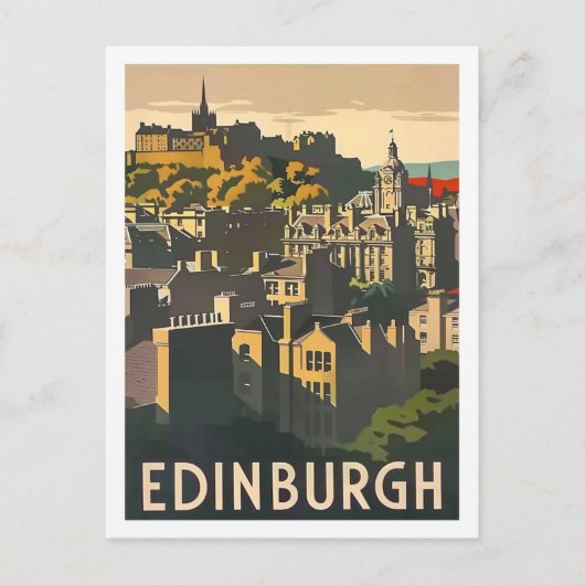 Activiteiten in de omgeving van Edinburgh Scotland Briefkaart (Voorkant)