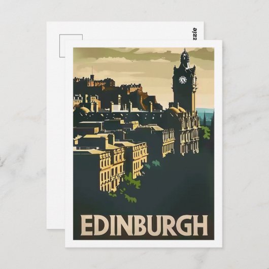 Activiteiten in de omgeving van Edinburgh Scotland Briefkaart (Voorkant / Achterkant)