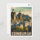 Activiteiten in de omgeving van Edinburgh Scotland Briefkaart (Voorkant / Achterkant)