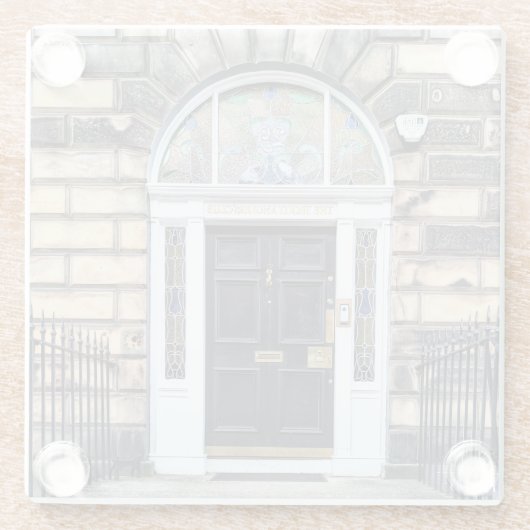 Activiteiten in de omgeving van Edinburgh Trout An Glazen Onderzetter (Achterkant)