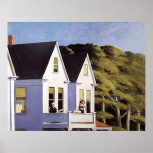 Activiteiten in de omgeving van Edward Hopper Wall Poster