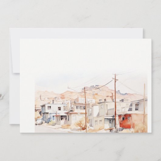 Activiteiten in de omgeving van El Paso Texas City Kaart (Achterkant)