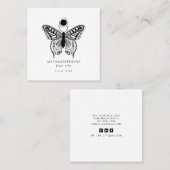 Activiteiten in de omgeving van Elegant Butterfly  Vierkante Visitekaartje (Voorkant / Achterkant)