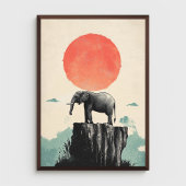 Activiteiten in de omgeving van Elephant on Rock A Poster