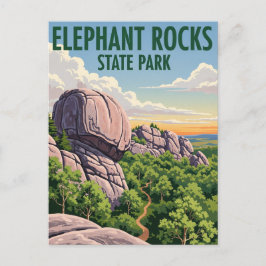 Activiteiten in de omgeving van Elephant Rocks Sta Briefkaart