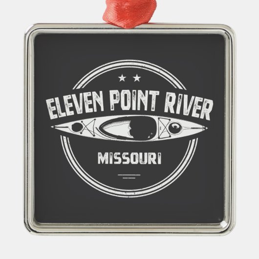 Activiteiten in de omgeving van Eleven Point River Metalen Ornament (Voorkant)