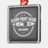 Activiteiten in de omgeving van Eleven Point River Metalen Ornament (Links)