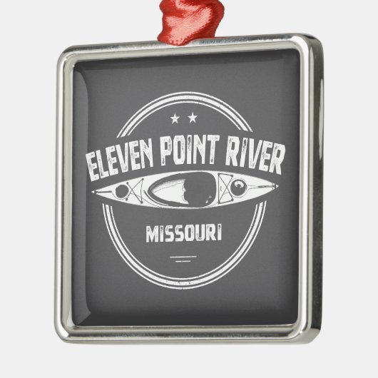 Activiteiten in de omgeving van Eleven Point River Metalen Ornament (Links)