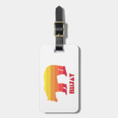 Activiteiten in de omgeving van Ellijay Georgia Ra Bagagelabel (Voorkant verticaal)