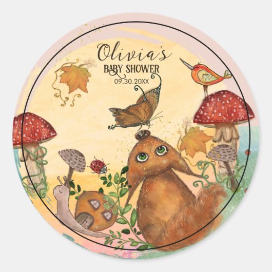 Activiteiten in de omgeving van Enchanted Autumn W Ronde Sticker (Voorkant)