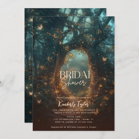 Activiteiten in de omgeving van Enchanted Forest F Kaart (Voorkant / Achterkant)