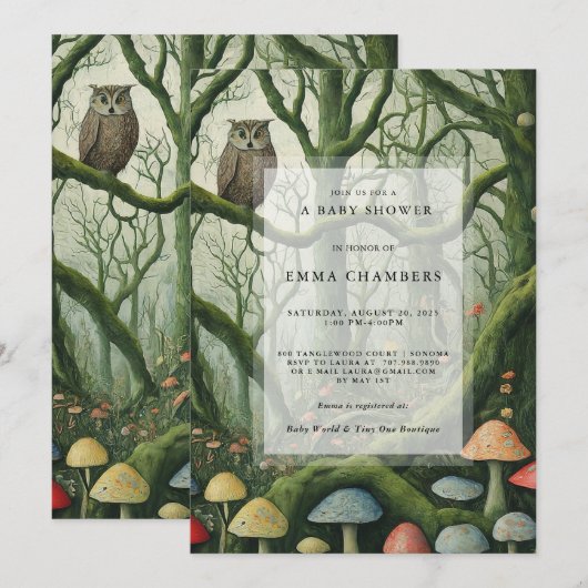 Activiteiten in de omgeving van Enchanted Forest W Kaart (Voorkant / Achterkant)