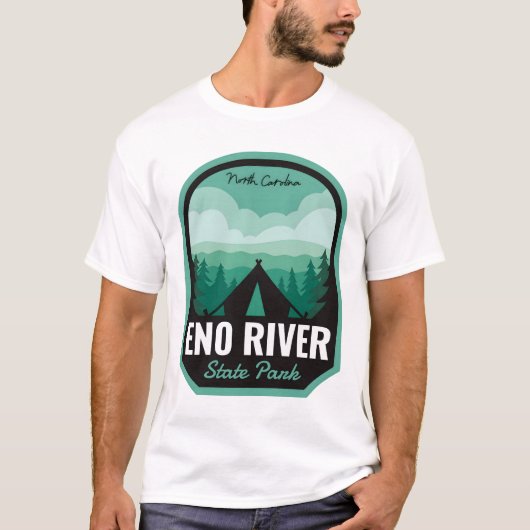 Activiteiten in de omgeving van Eno River State Pa T-shirt (Voorkant)