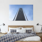 Activiteiten in de omgeving van Eon Center, Chicag Canvas Afdruk (Insitu (Slaapkamer))