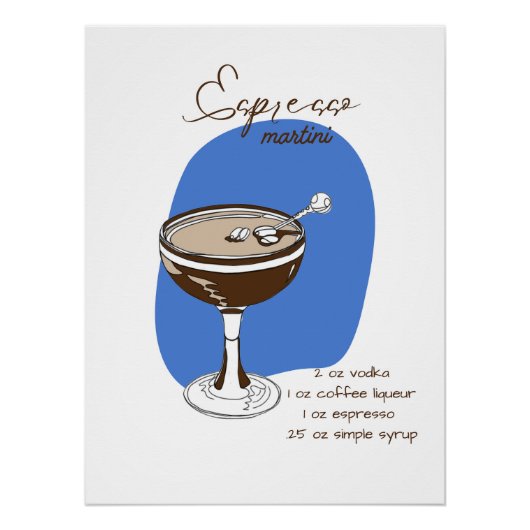 Activiteiten in de omgeving van Espresso Martini B Perfect Poster (Voorkant)