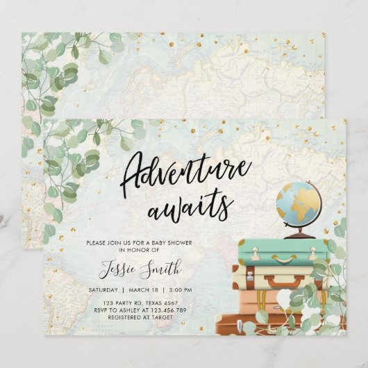 Activiteiten in de omgeving van Eucalyptus Greener Kaart (Voorkant / Achterkant)