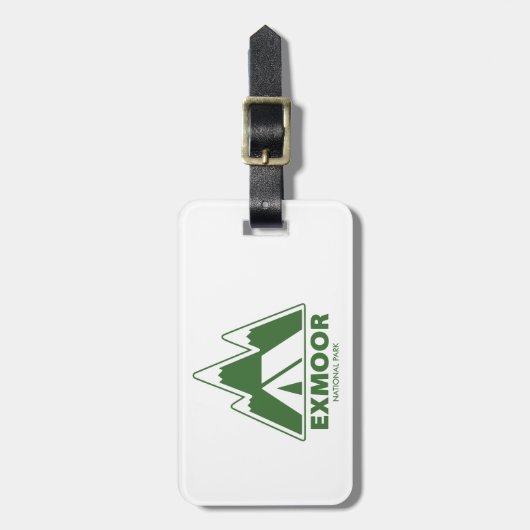 Activiteiten in de omgeving van Exmoor National Pa Bagagelabel (Voorkant verticaal)