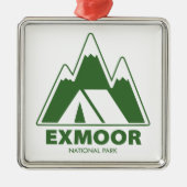 Activiteiten in de omgeving van Exmoor National Pa Metalen Ornament (Voorkant)