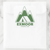 Activiteiten in de omgeving van Exmoor National Pa Vierkante Sticker (Tas)