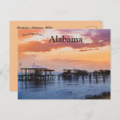 Activiteiten in de omgeving van Fairhope Alabama Briefkaart (Voorkant / Achterkant)