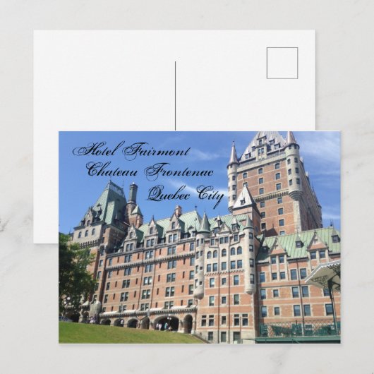 Activiteiten in de omgeving van Fairmont Chateau F Feestdagenkaart (Voorkant / Achterkant)