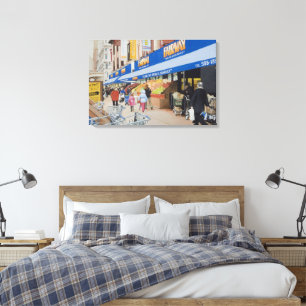 Activiteiten in de omgeving van Fairway Market NYC Canvas Afdruk