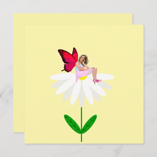 Activiteiten in de omgeving van Fairy on White Dai Notitiekaartje (Voorkant / Achterkant)