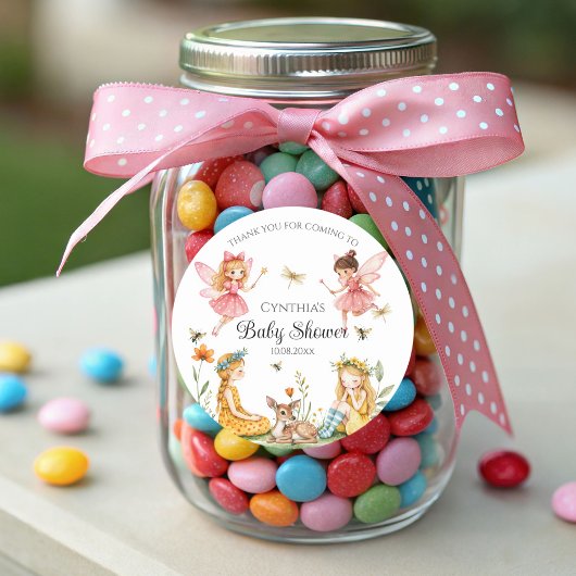 Activiteiten in de omgeving van Fairy Woodland Ani Ronde Sticker