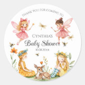 Activiteiten in de omgeving van Fairy Woodland Ani Ronde Sticker (Voorkant)